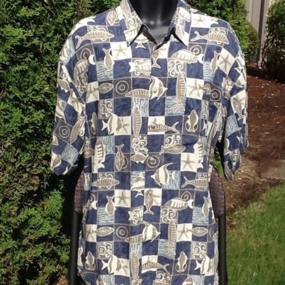 Pierre Cardin Mens Short Sleeve Button Up Shirt XL - Picture 1 of 6